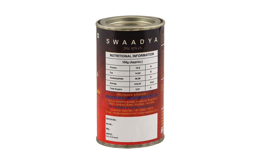 Swaadya Mughlai Chicken Masala    Tin  77.1 grams